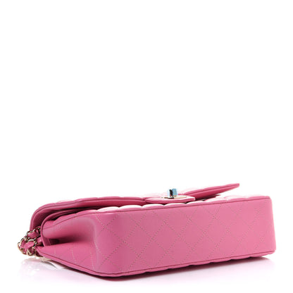 Chanel Caviar Quilted Medium Double Flap Pink 4 of 11