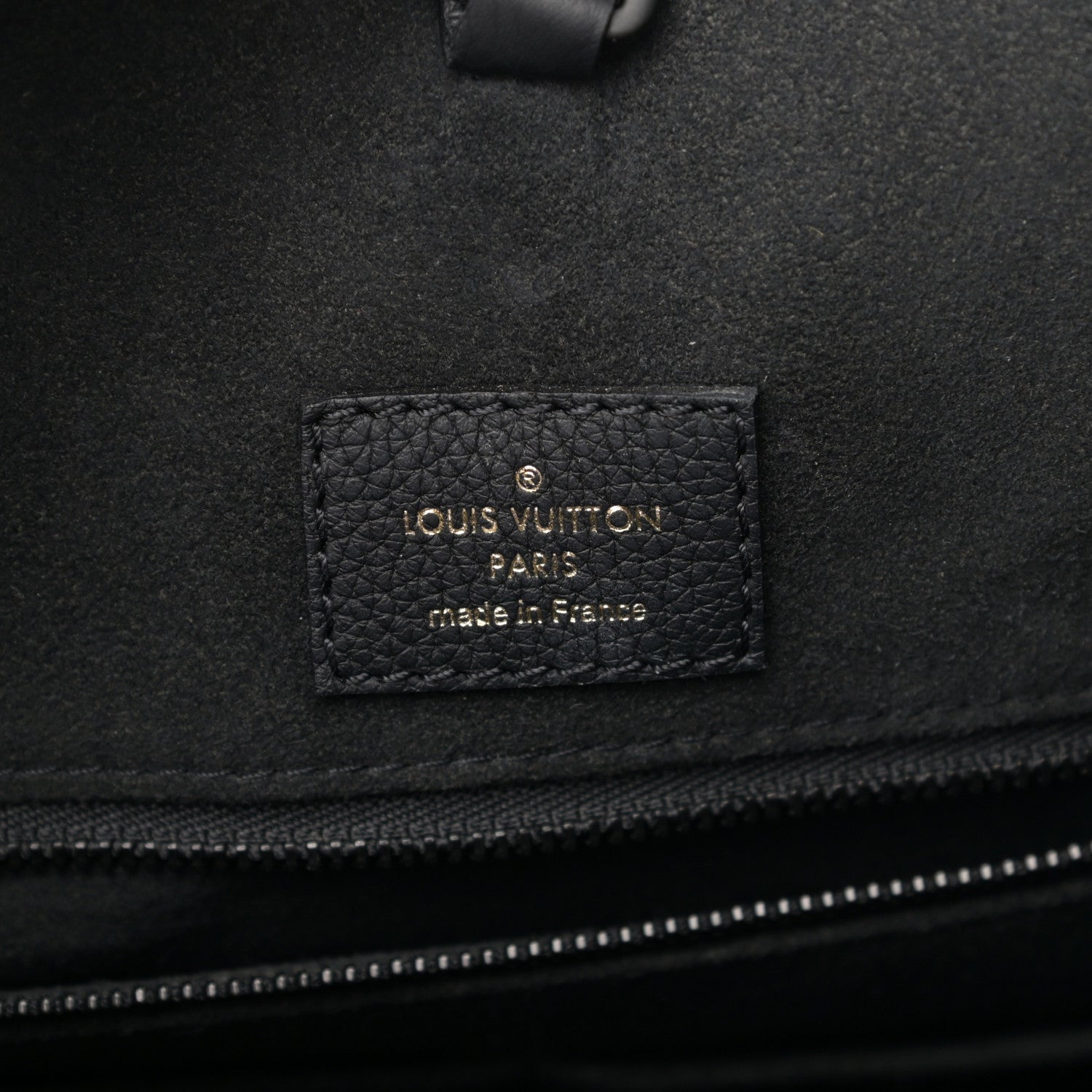 Louis Vuitton Soft Calfskin Lockme Tote MM Black 6 of 13