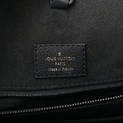 Louis Vuitton Soft Calfskin Lockme Tote MM Black 6 of 13