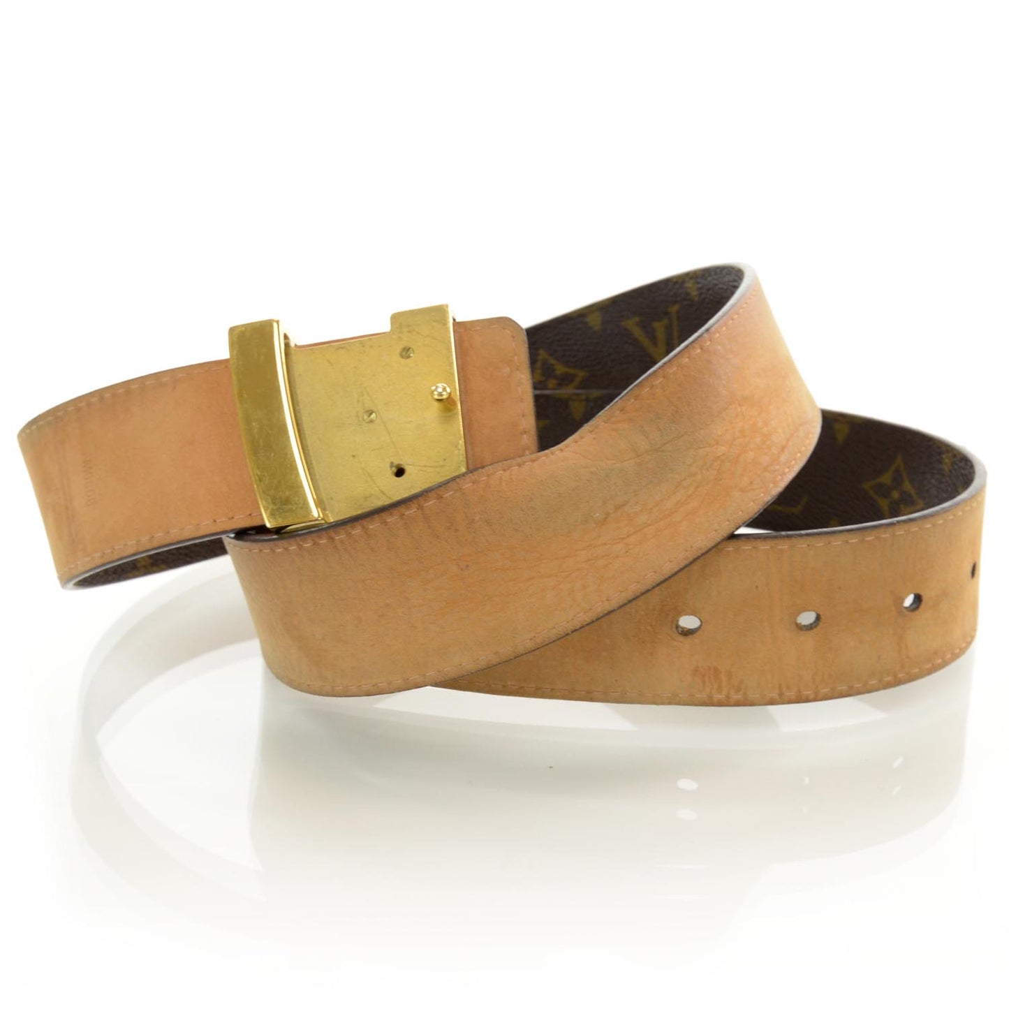 Monogram LV Initiales Belt 95 38