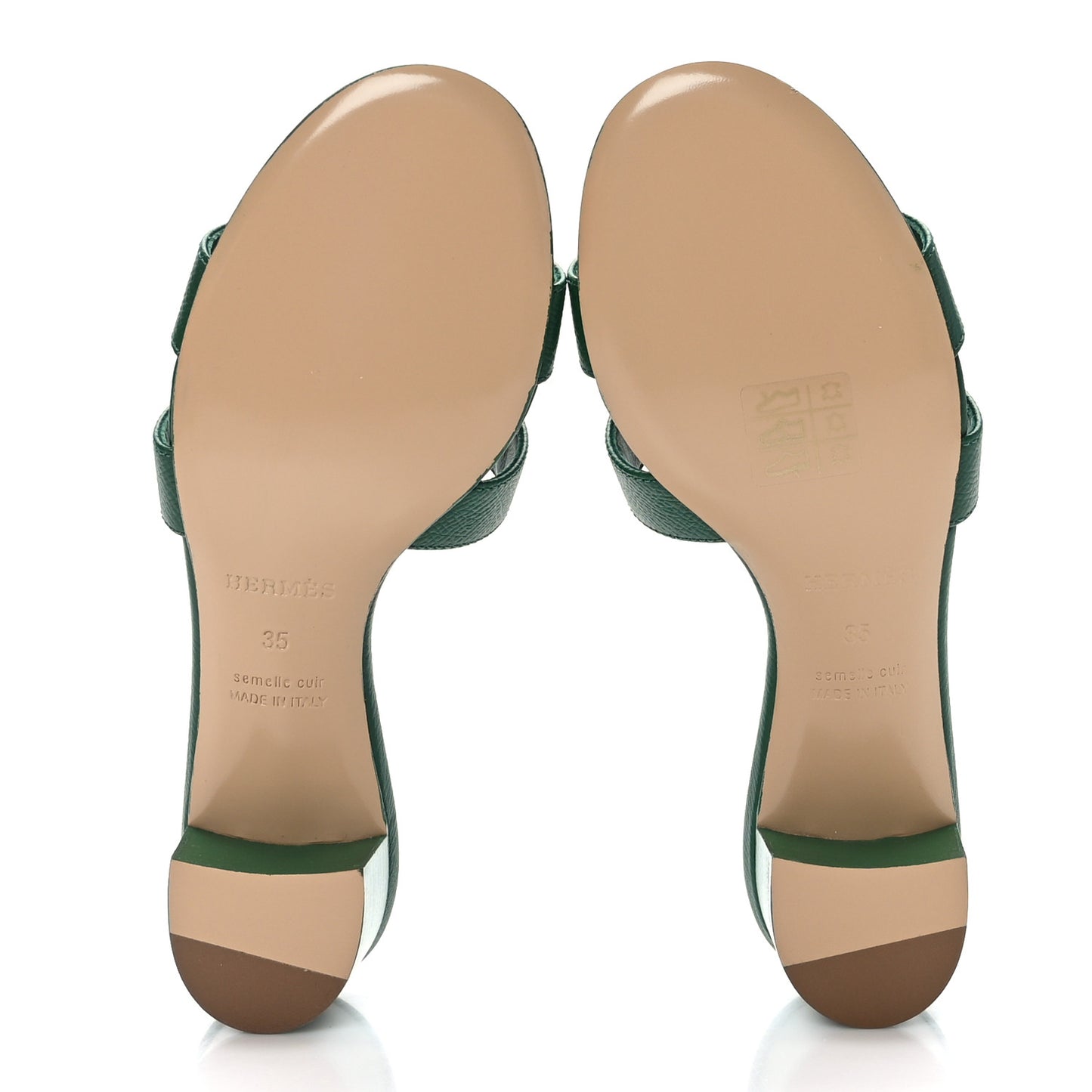 Epsom Oasis Sandals 35 Vert Cactus