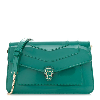 Bulgari Patent Serpenti Forever Crossbody Emerald 1 of 10