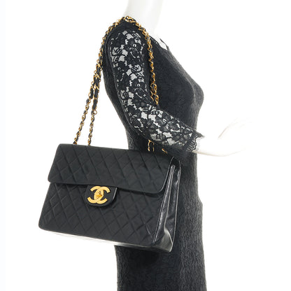 Chanel Lambskin XL Jumbo Flap Navy 2 of 7