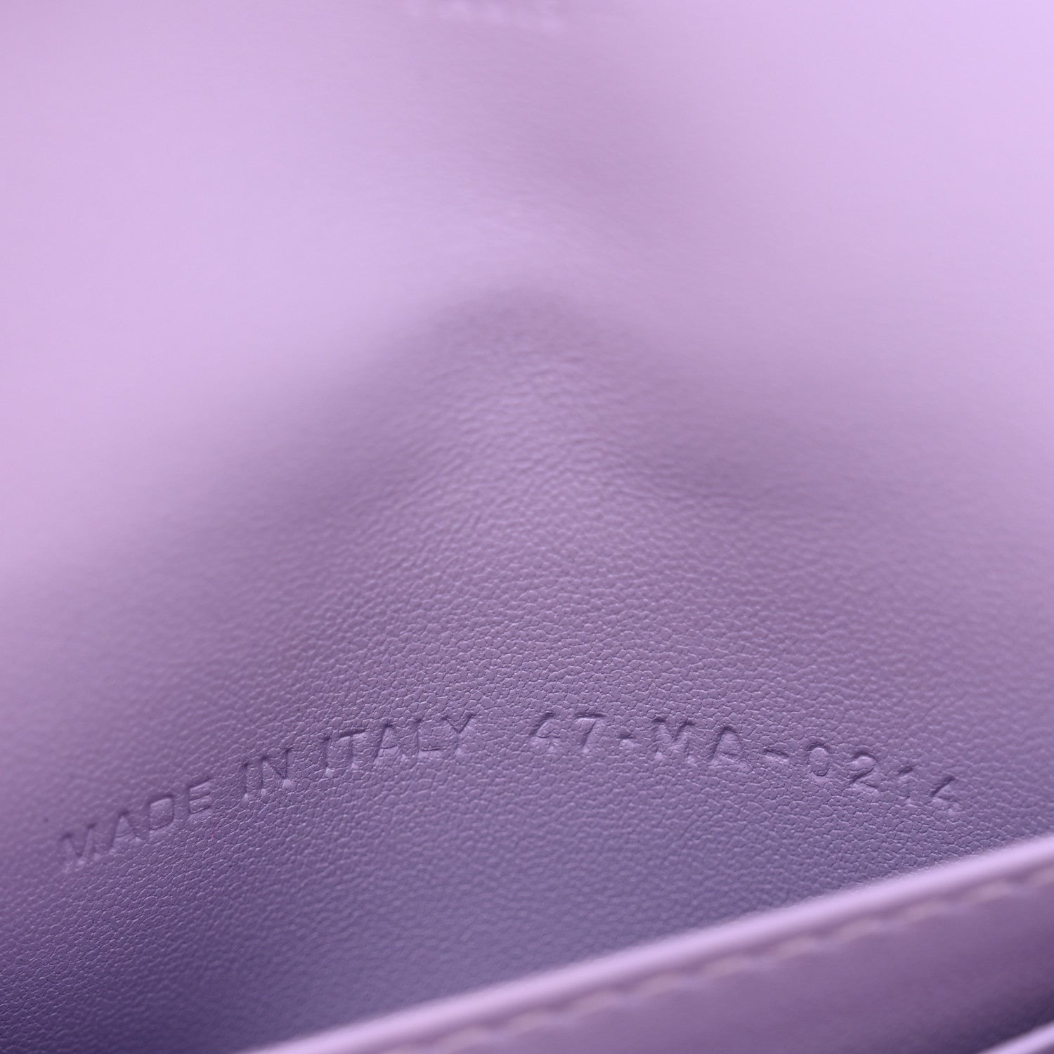 Christian Dior Lambskin Cannage Miss Dior Glycine Wallet Purple 7 of 9