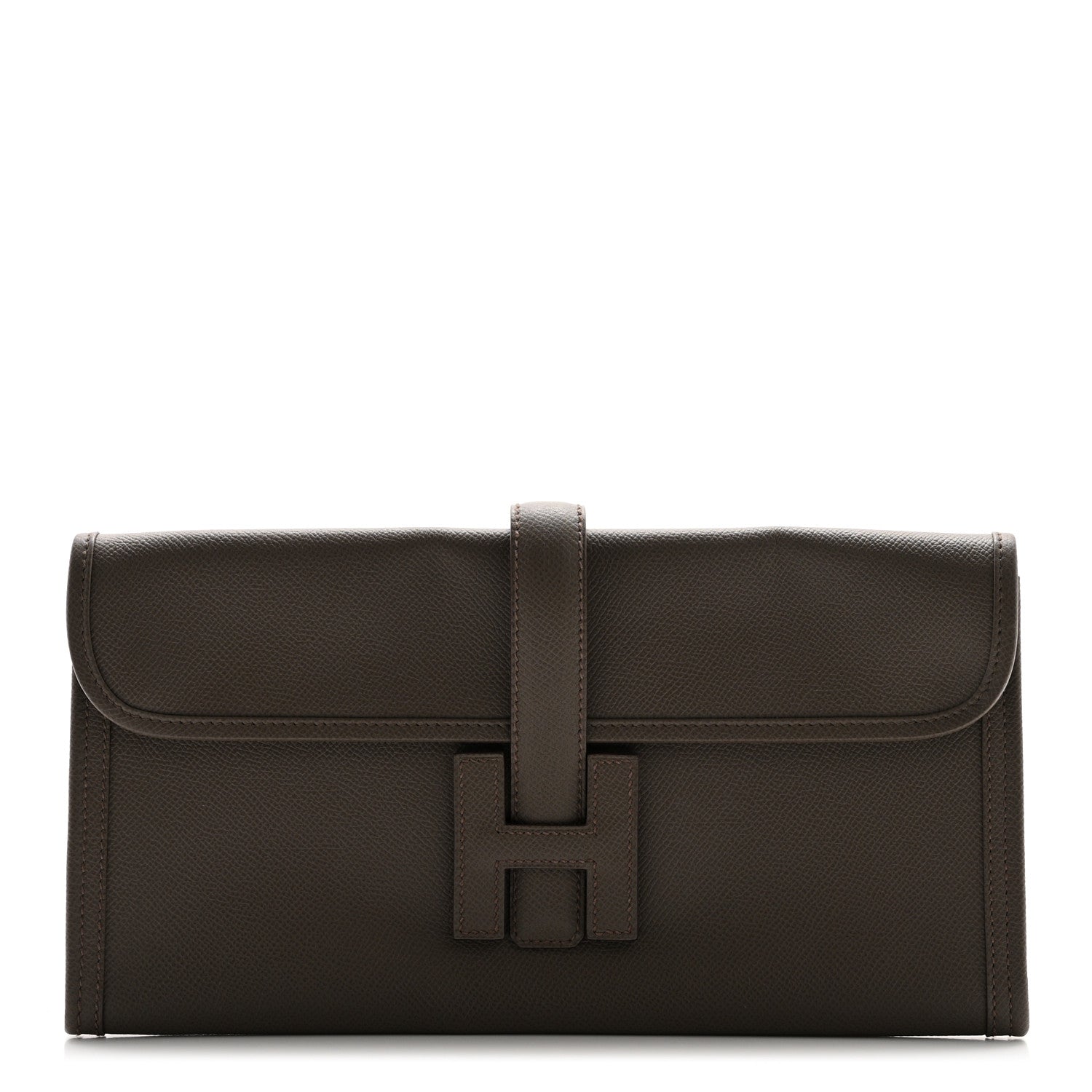 Hermes Epsom Jige Elan 29 Clutch Etain 1 of 10