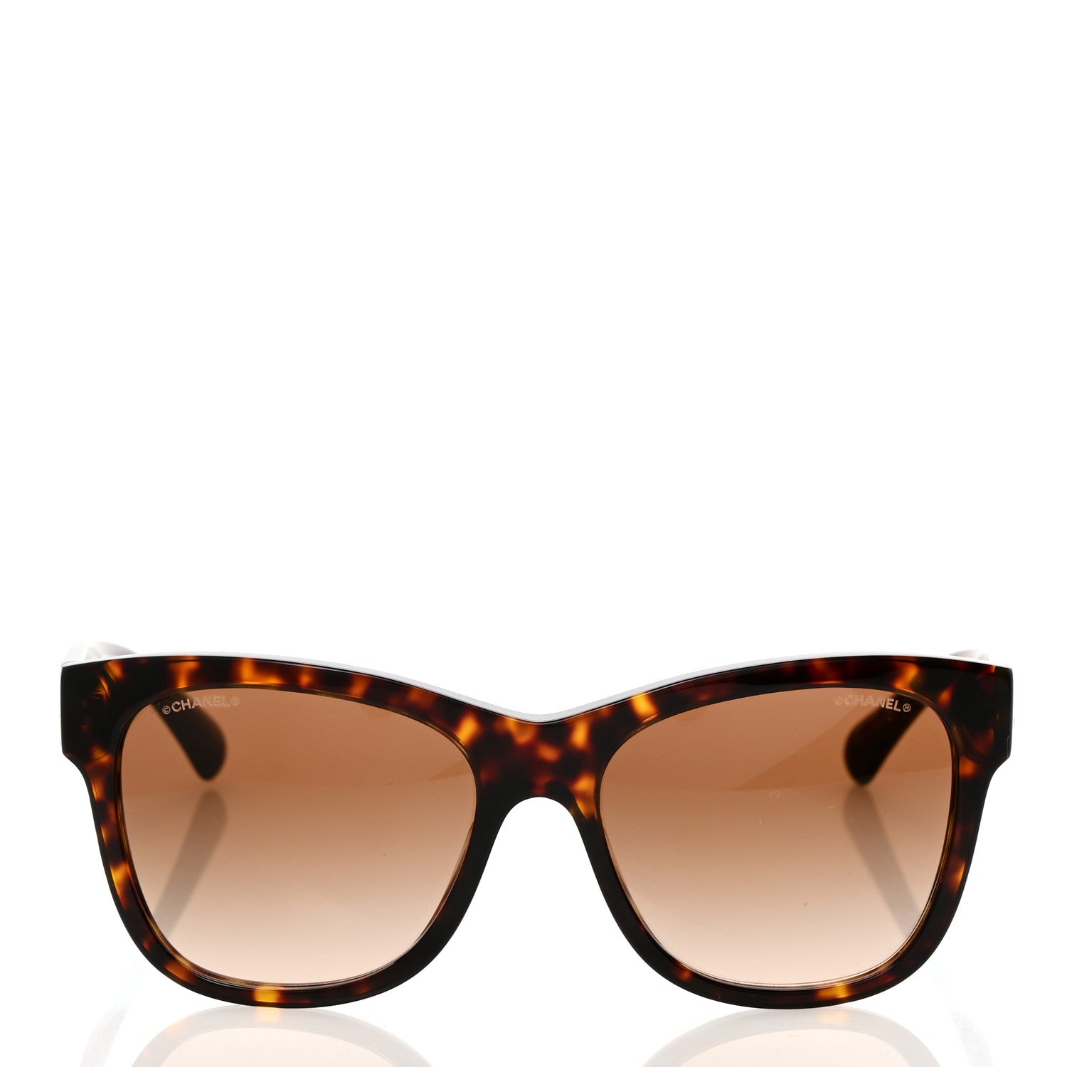 Chanel Acetate Runway Square Sunglasses 5380 Dark Tortoise 2 of 8