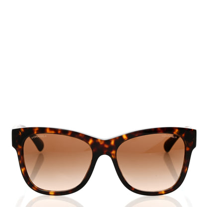 Chanel Acetate Runway Square Sunglasses 5380 Dark Tortoise 2 of 8
