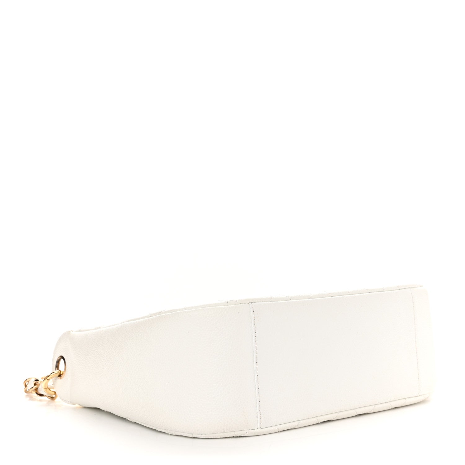 Chanel Caviar Quilted Hobo White 4 of 20