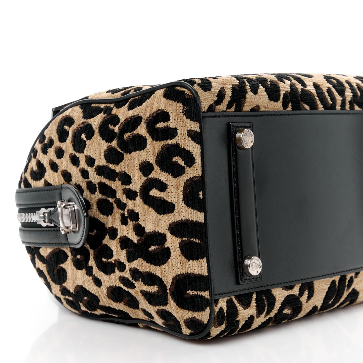 Jacquard Velvet Leopard Print Stephen Sprouse Speedy