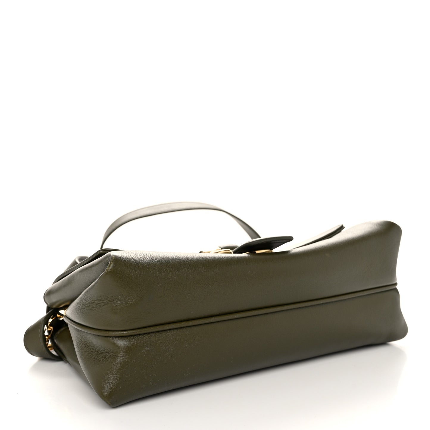 Calfskin XS Front Flap Crossbody Bag New Olive