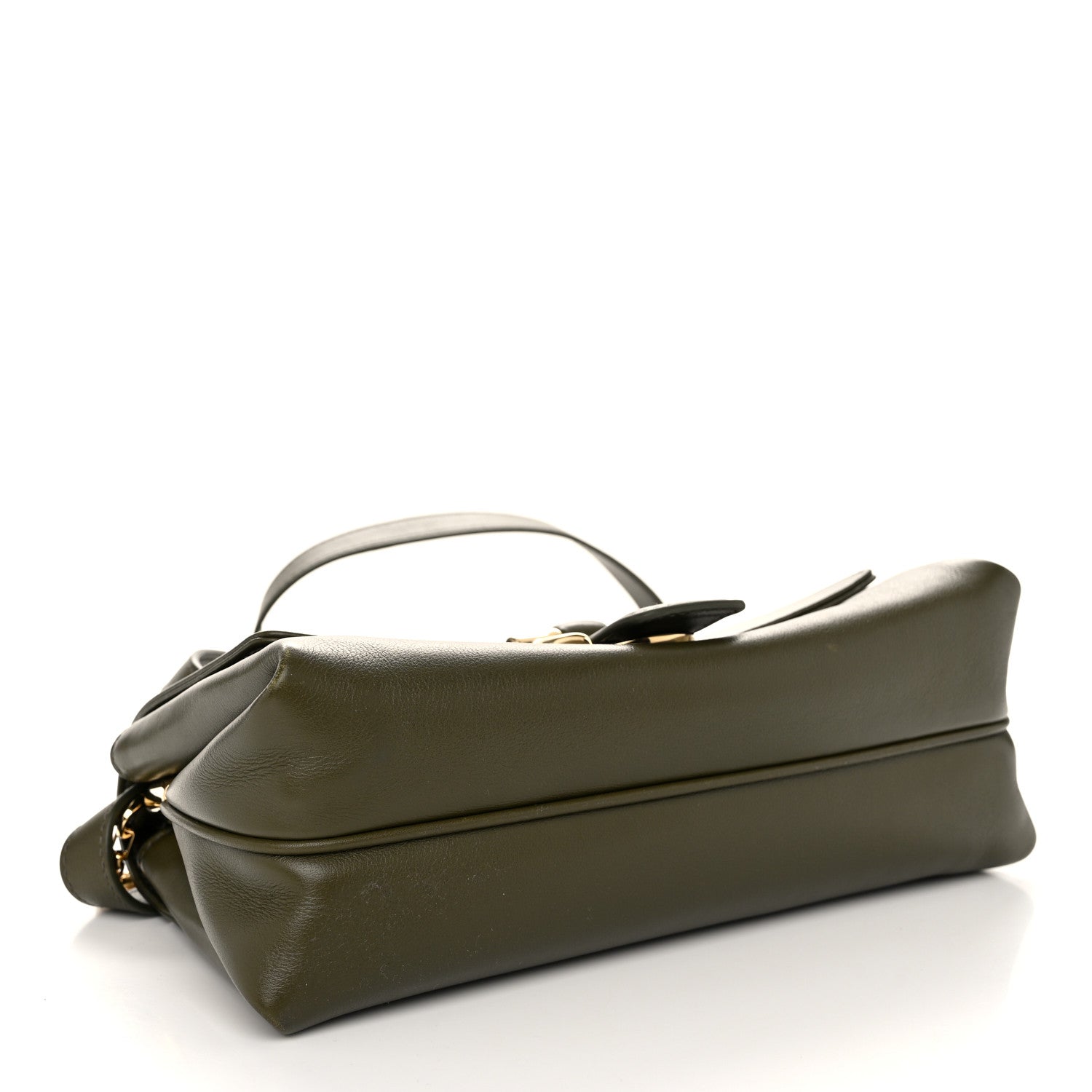 Salvatore Ferragamo Calfskin XS Front Flap Crossbody Bag New Olive 4 of 11