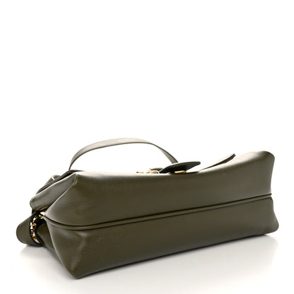 Salvatore Ferragamo Calfskin XS Front Flap Crossbody Bag New Olive 4 of 11