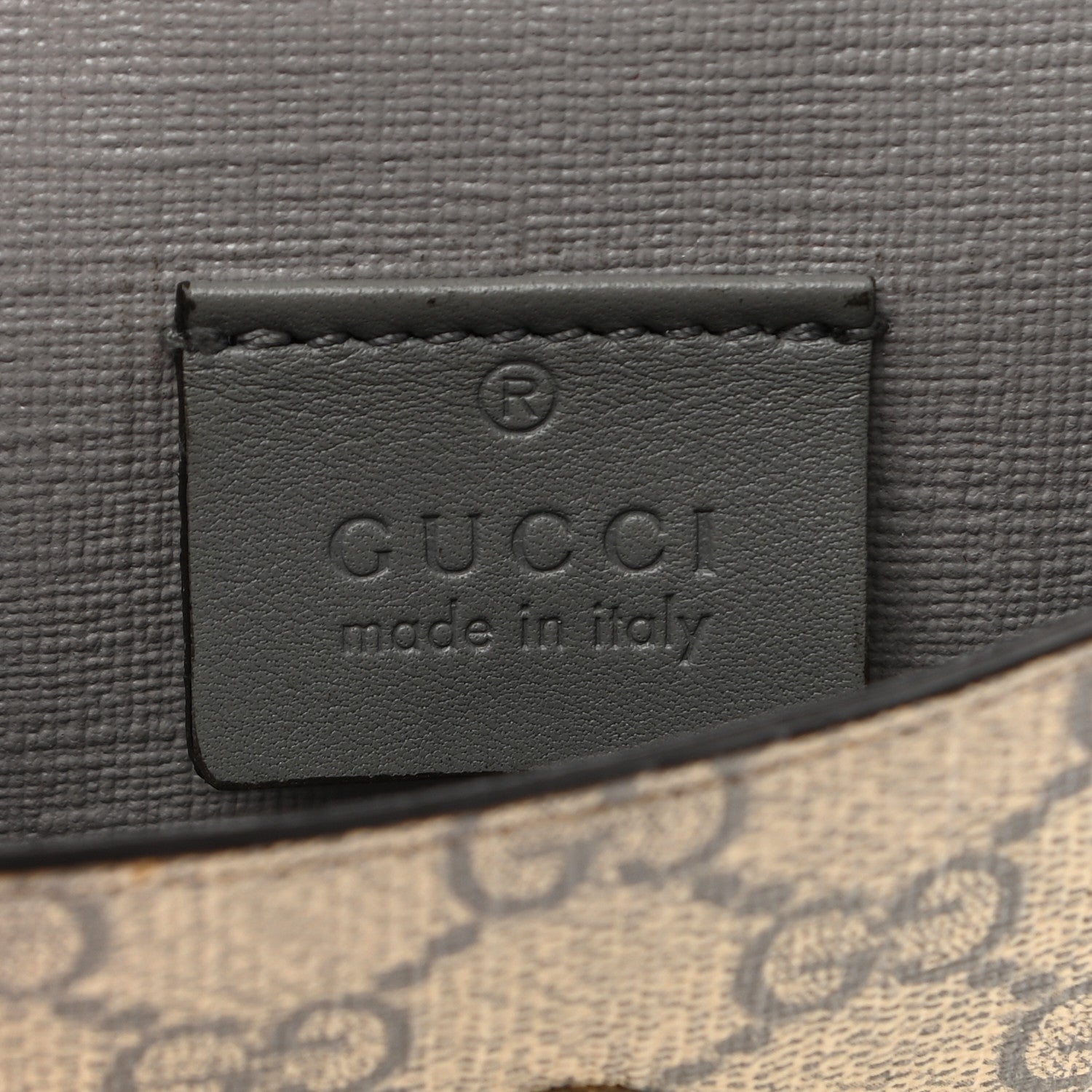 Gucci GG Supreme Monogram GG Pierce French Flap Wallet Ecru Grigio 6 of 9