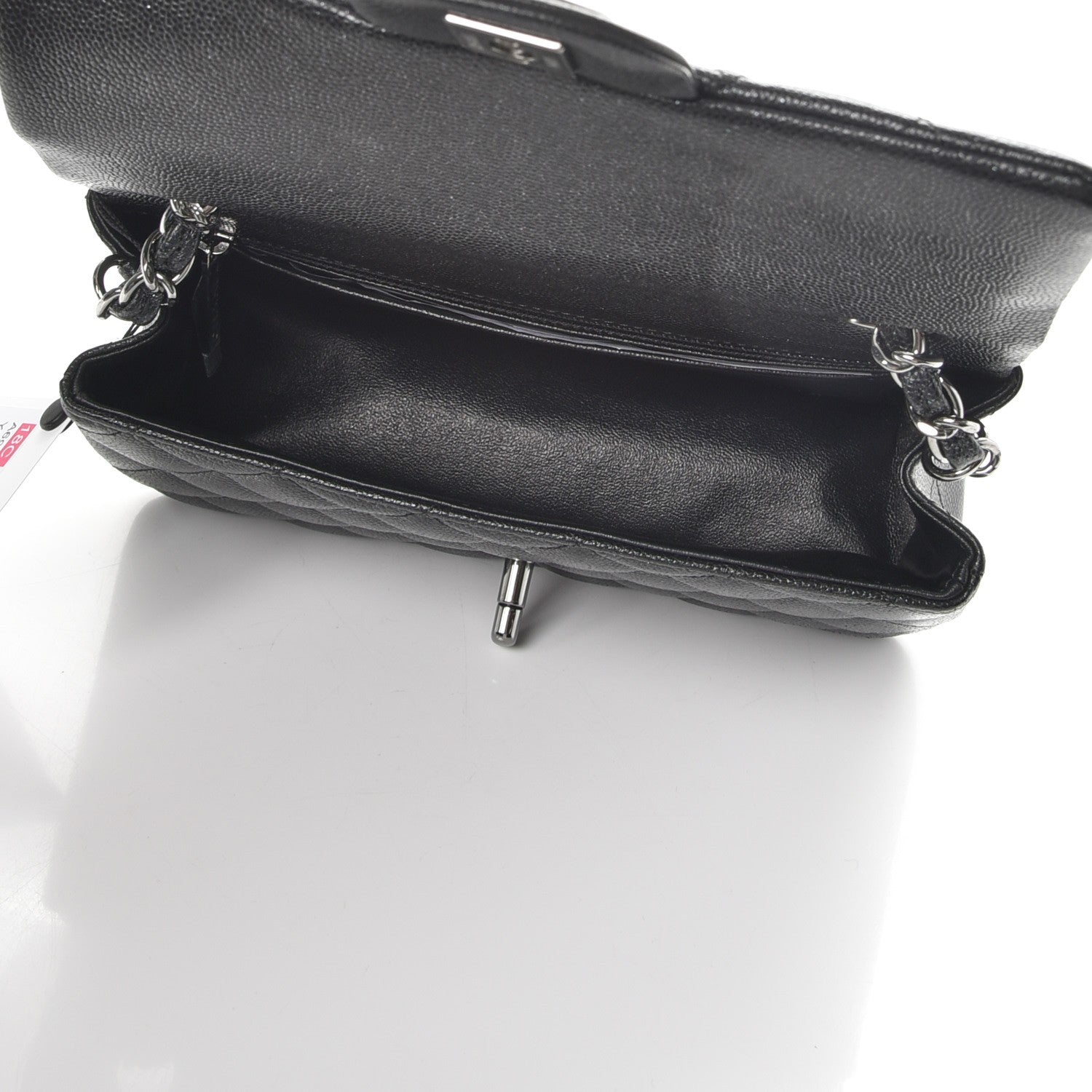 Chanel Iridescent Caviar Quilted Mini Rectangular Flap Black 5 of 8