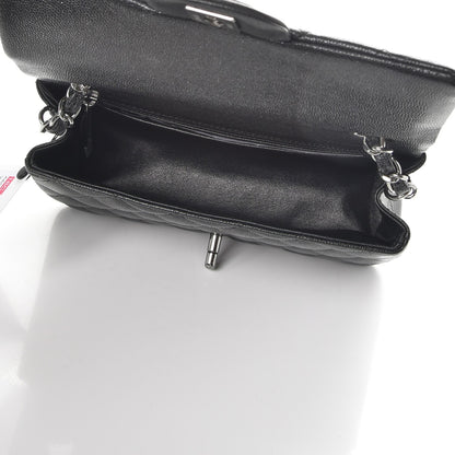 Chanel Iridescent Caviar Quilted Mini Rectangular Flap Black 5 of 8