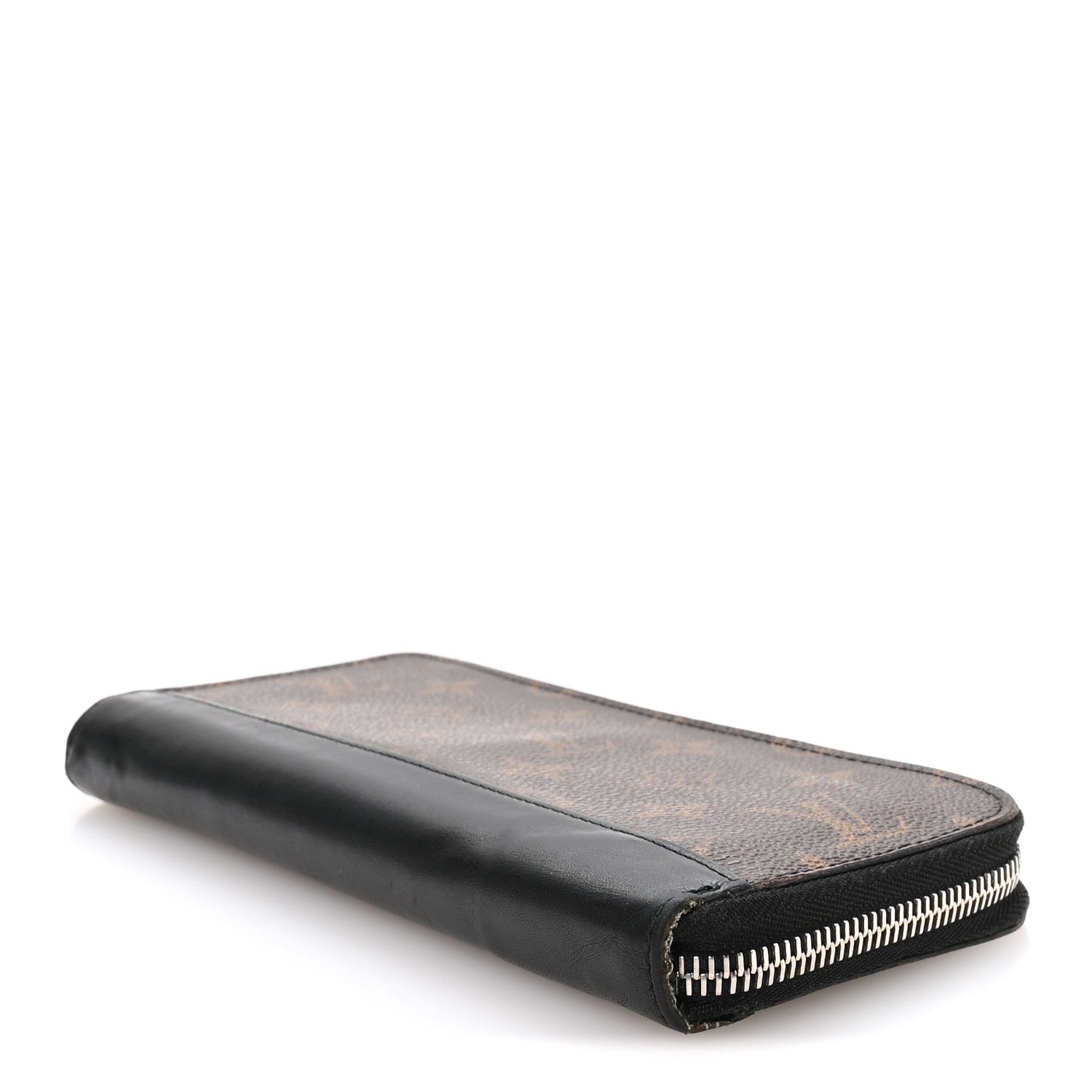 Louis Vuitton Monogram Macassar Vertical Zippy Wallet 4 of 9