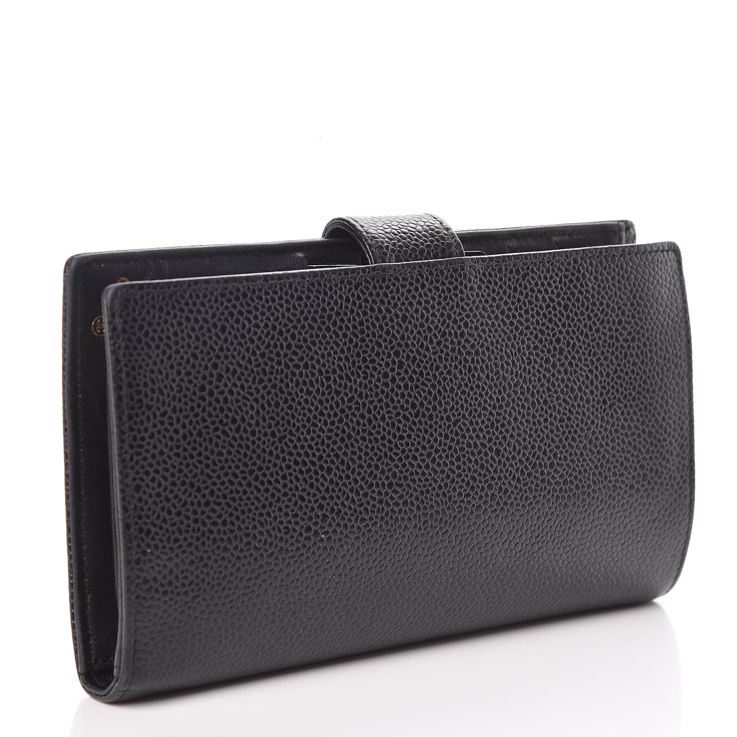 Chanel Caviar Timeless CC French Wallet Black 3 of 8