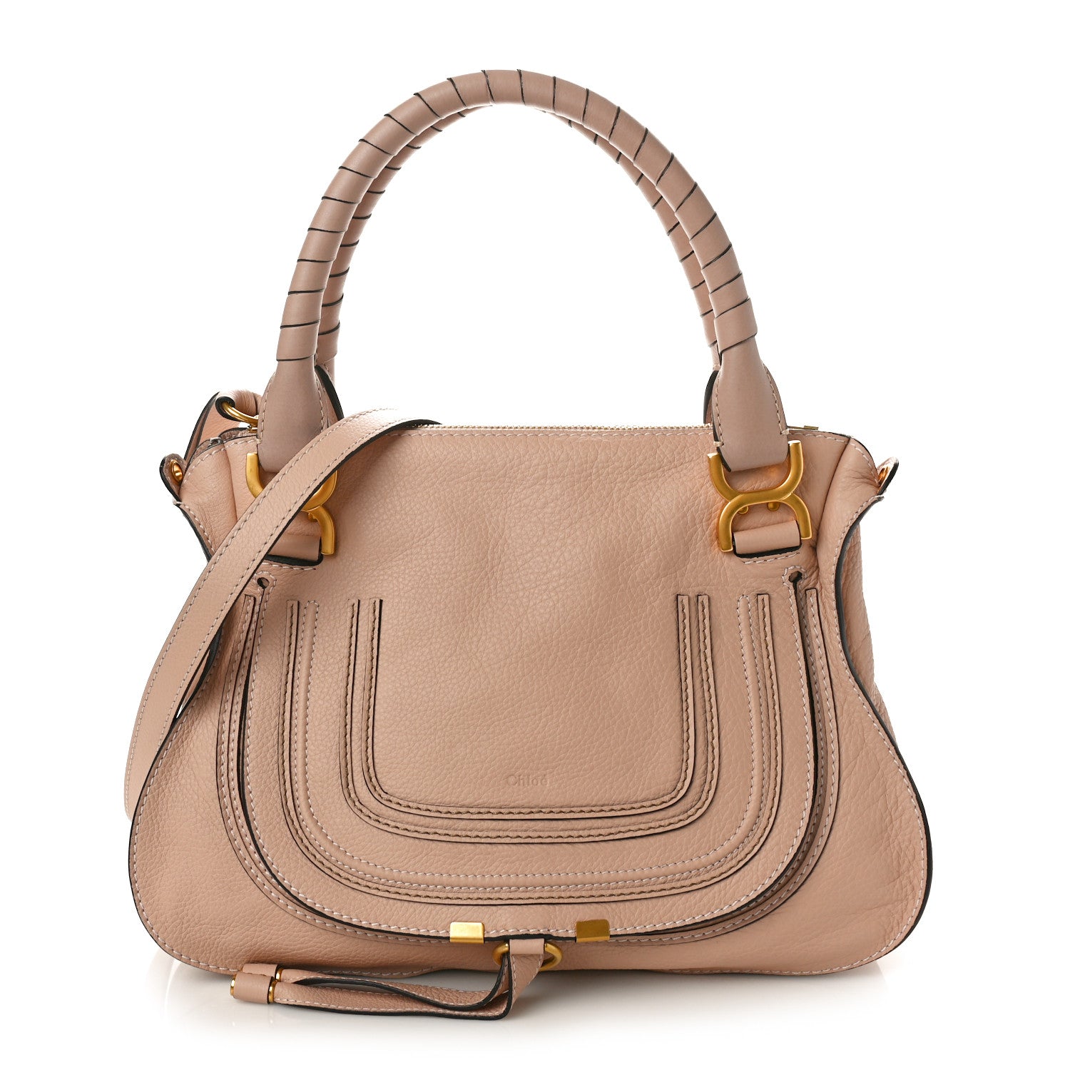 Chloe Calfskin Medium Marcie Satchel Blush Nude 1 of 8