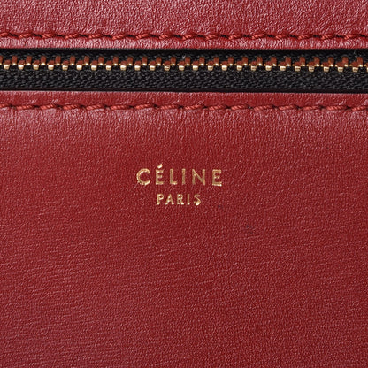 Celine Smooth Calfskin Large Edge Shoulder Bag Red 6 of 18