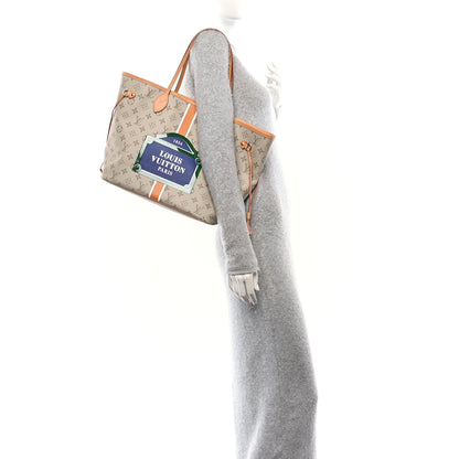 Louis Vuitton Monopaname Neverfull MM Beige Ocher 2 of 10