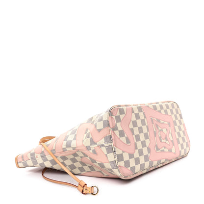 Louis Vuitton Damier Azur Tahitienne Neverfull MM 5 of 14