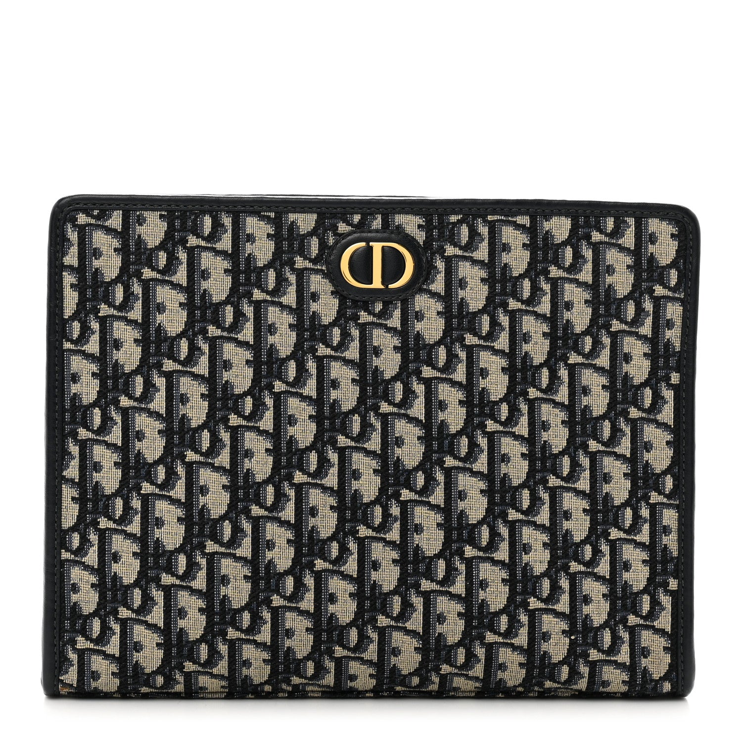 Christian Dior Oblique 30 Montaigne Pouch Blue 1 of 7
