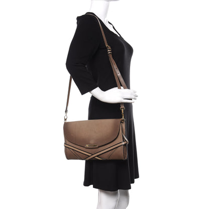 Burberry Bridle Calfskin Katherine Crossbody Clutch Brown 2 of 23
