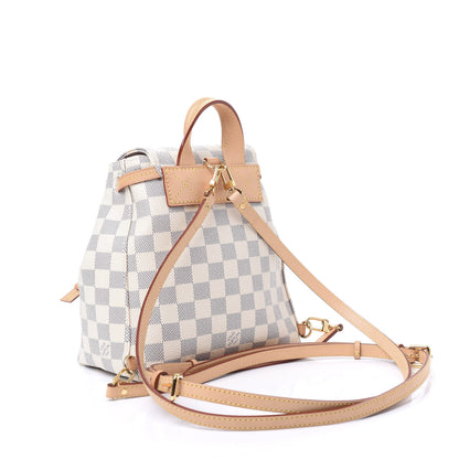 Louis Vuitton Damier Azur Sperone BB Backpack 2 of 9
