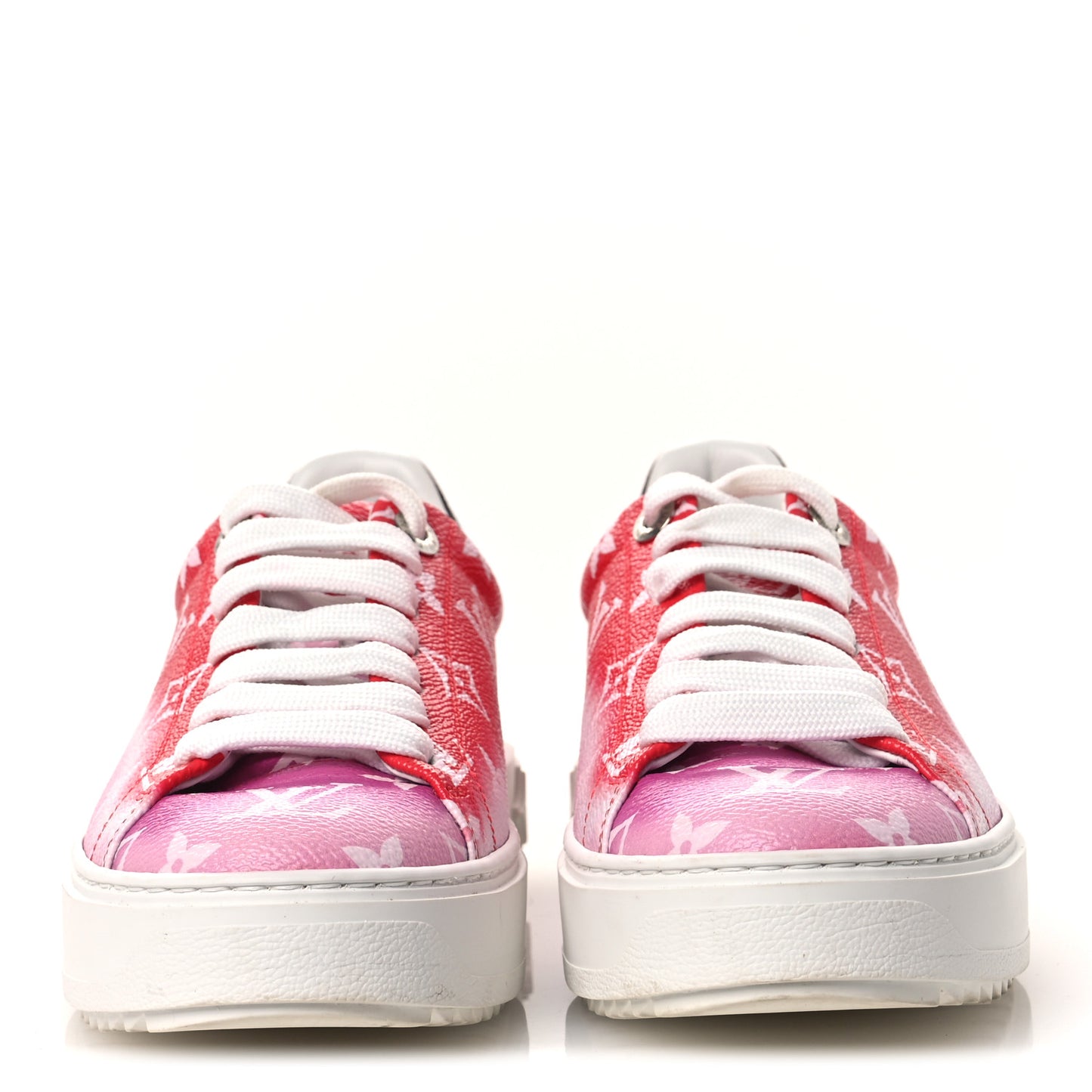 Monogram Escale Time Out Sneakers 35.5 Red