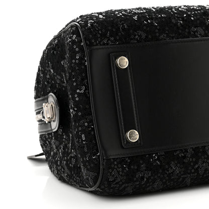 Louis Vuitton Sequin Monogram Sunshine Express Speedy Black 8 of 9