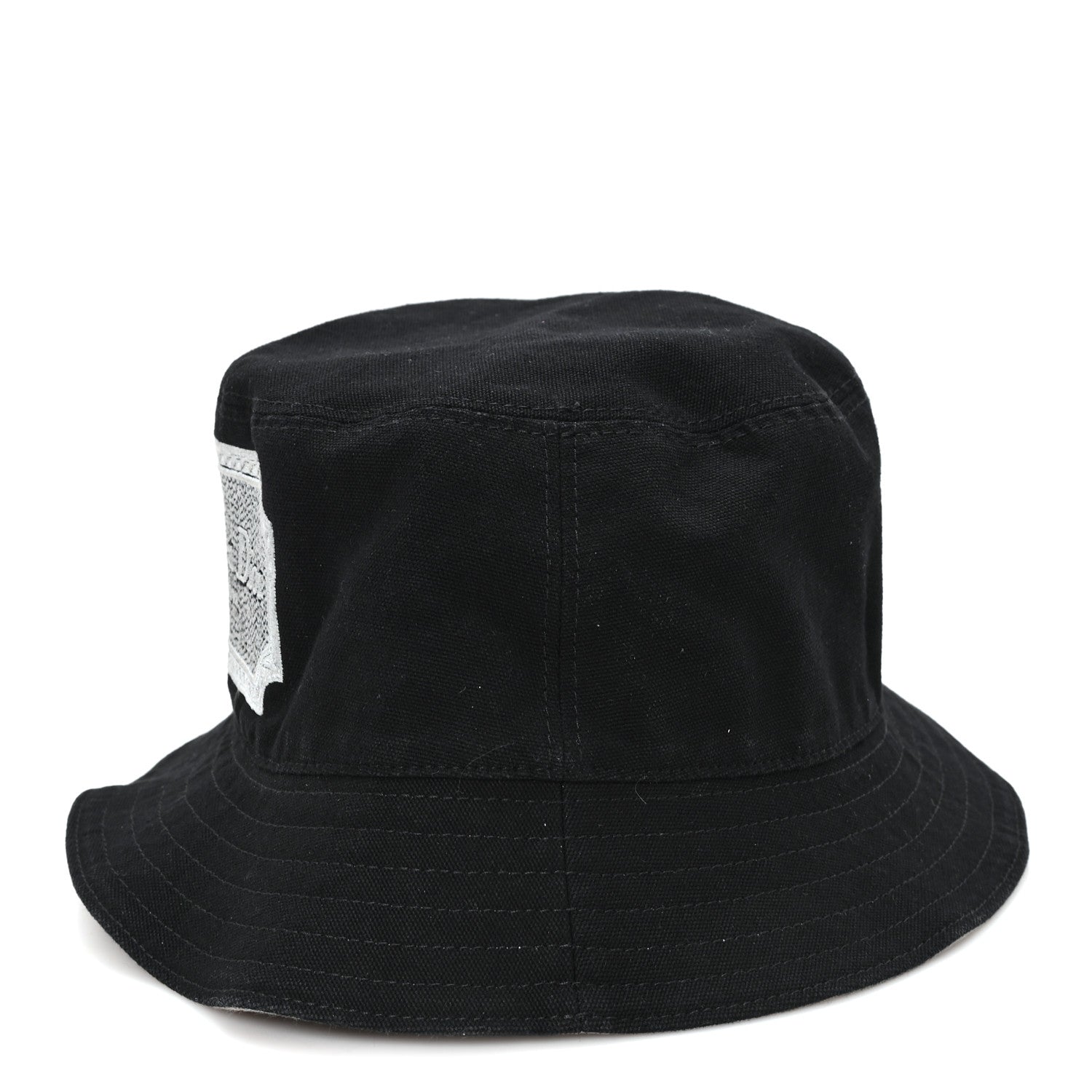 Christian Dior Cotton Logo Bucket Hat S Black 4 of 10