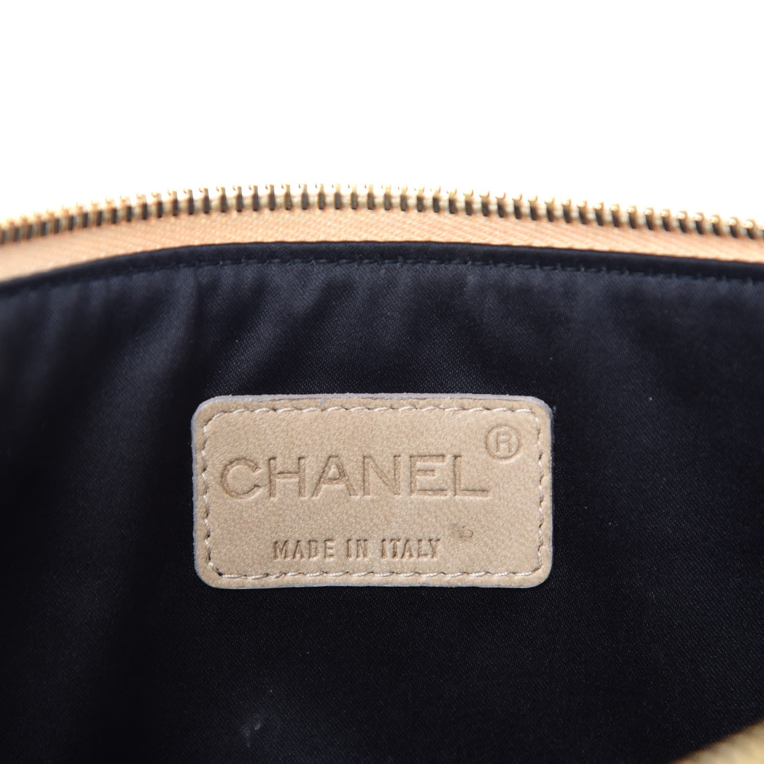 Chanel Lambskin Ruffle Evening Bag Beige 9 of 11