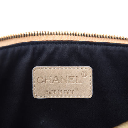 Chanel Lambskin Ruffle Evening Bag Beige 9 of 11