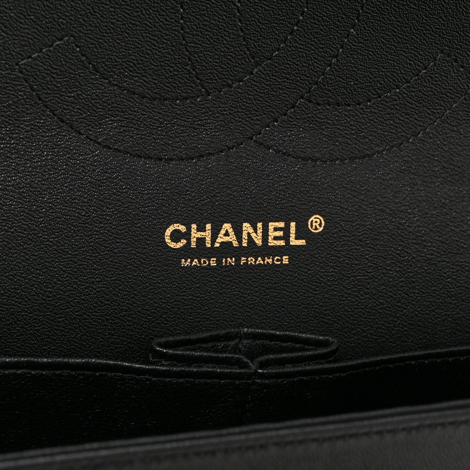 Chanel Lambskin Chevron Quilted Jumbo Double Flap Black 6 of 10