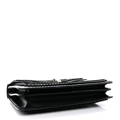 Bulgari Calfskin Plisse Serpenti Forever Crossbody Bag Black 4 of 14