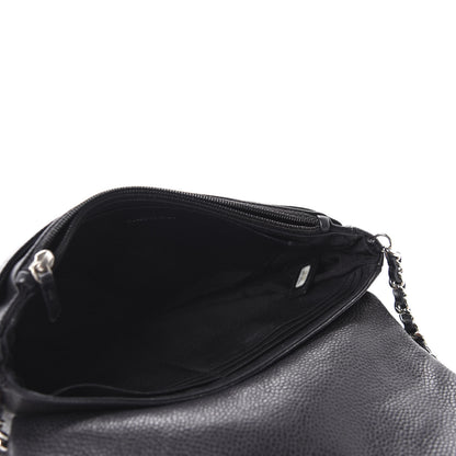 Chanel Caviar Half Moon Wallet On Chain WOC Black 5 of 12