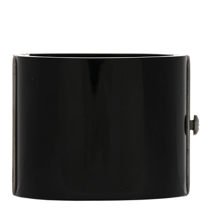 Chanel Resin Baguette CC Cuff Black 2 of 3