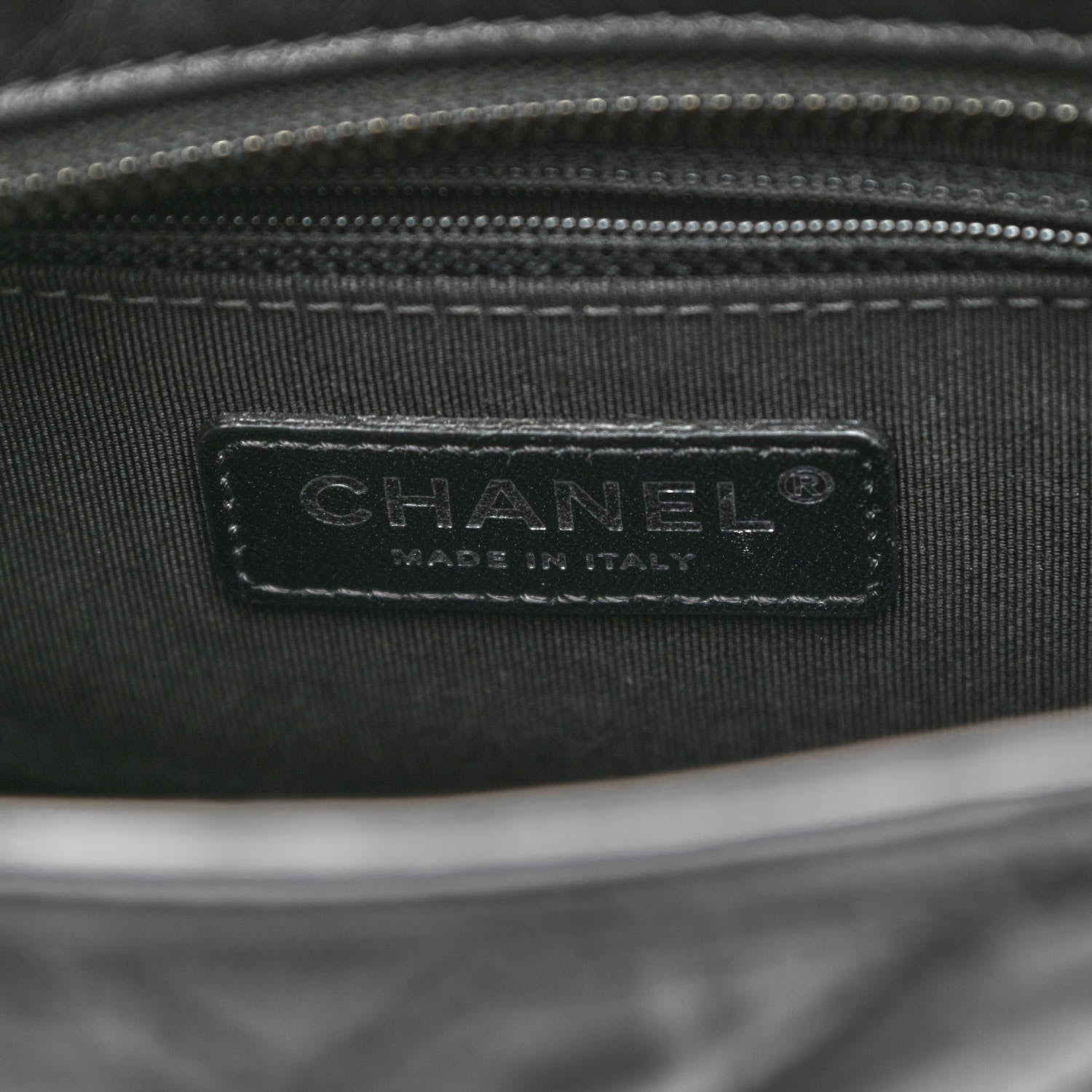 Chanel Aged Calfskin Chevron Quilted Small Gabrielle Hobo So Black 6 of 11
