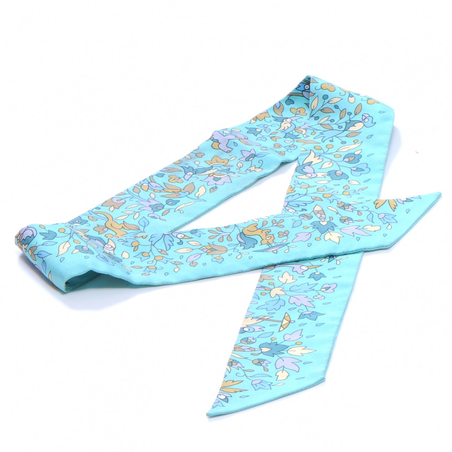 Silk Un Jardin Apres La Mousson Twilly Scarf