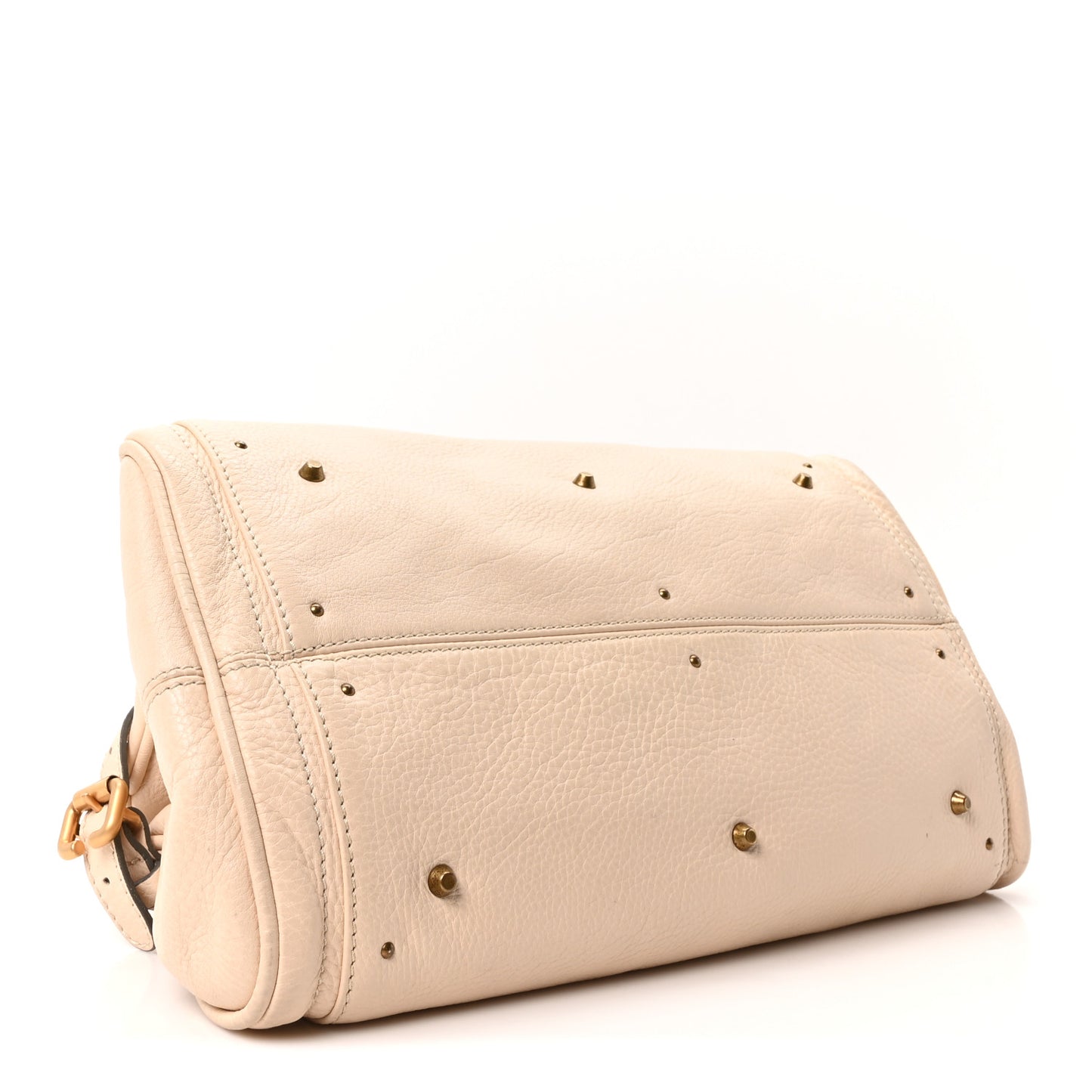 Calfskin Medium Paddington Satchel Ivory