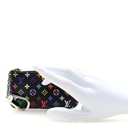 Louis Vuitton LV X TM Monogram Multicolor Key Pouch Black 2 of 7