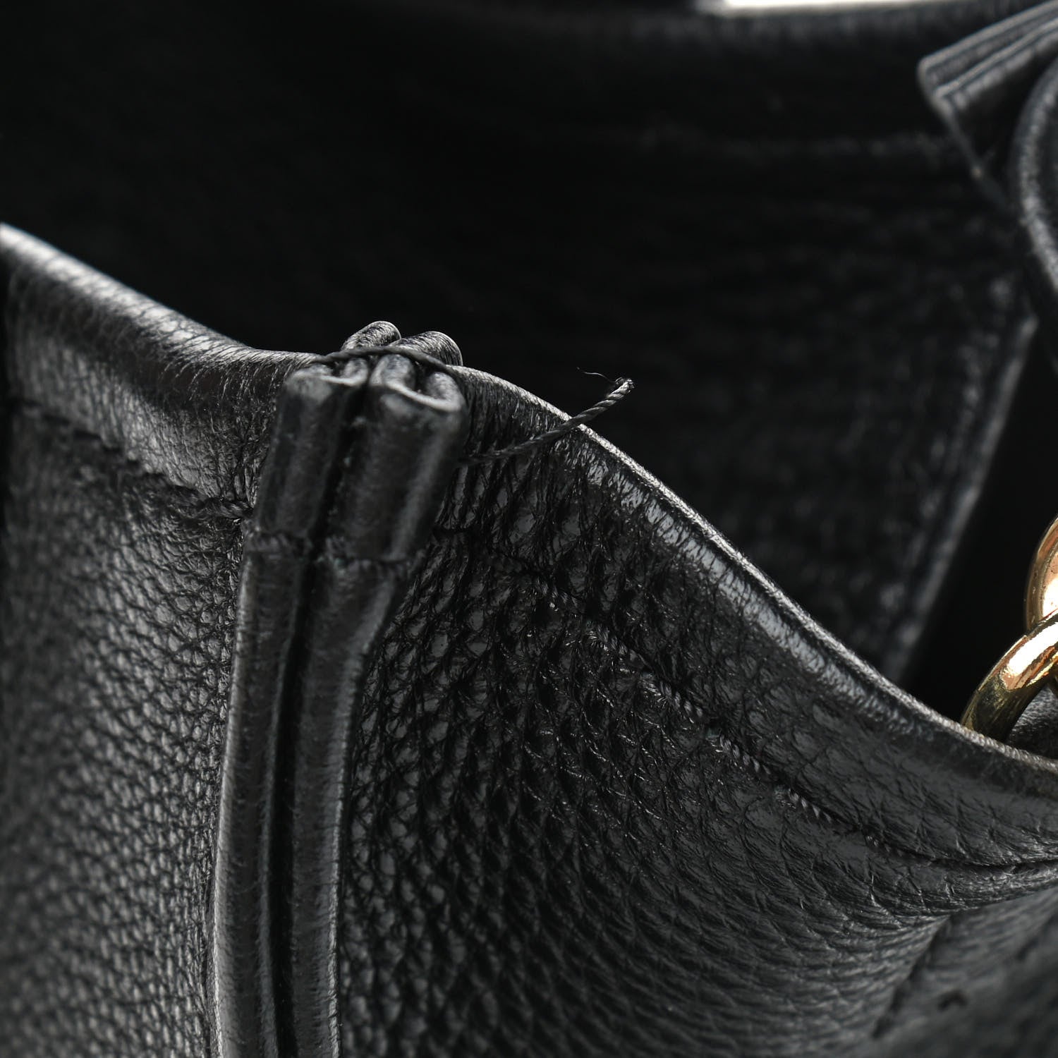Marc Jacobs Grained Calfskin Small The Tote Bag Black 11 of 11
