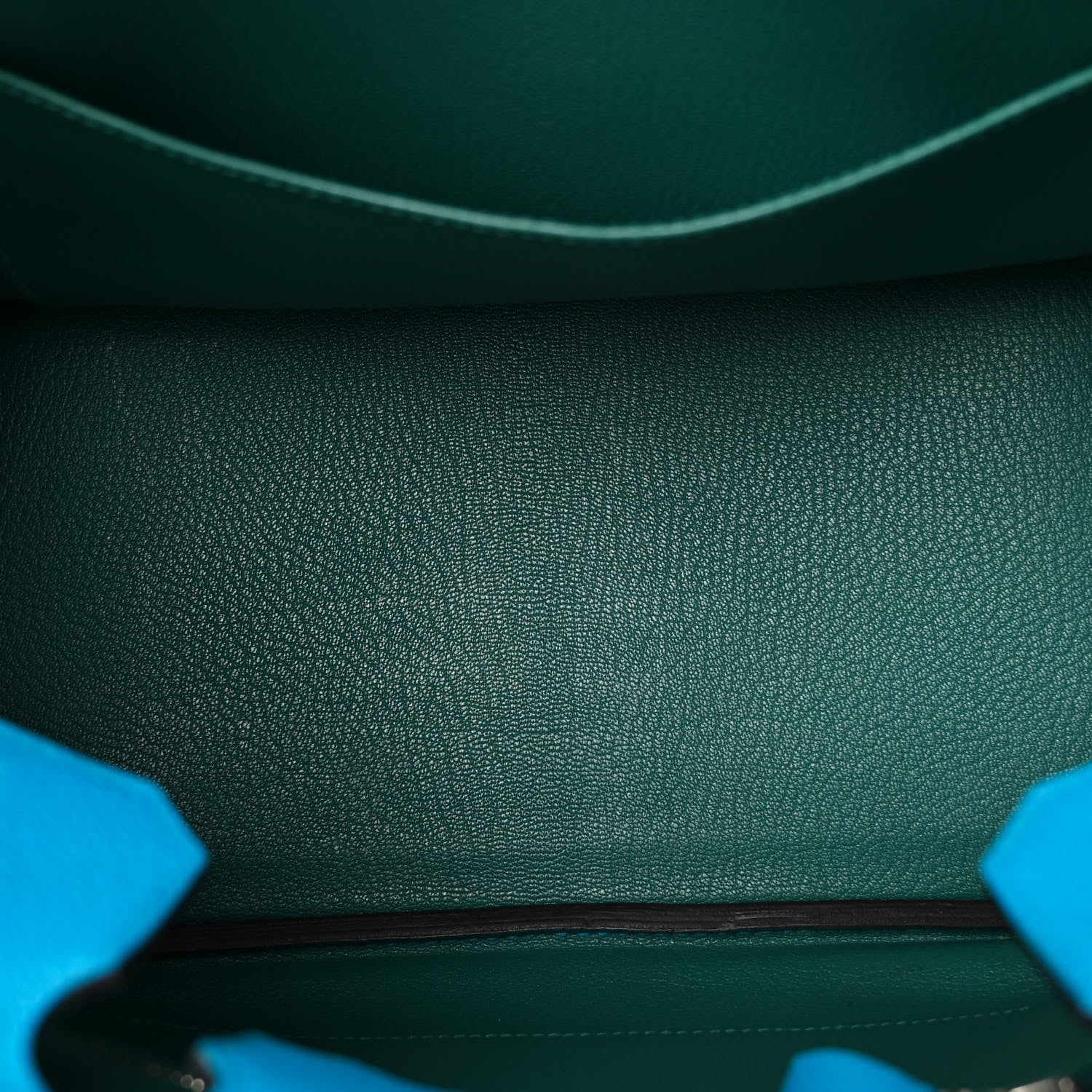 Hermes Togo Verso Birkin 30 Bleu Zanzibar Malachite 5 of 13