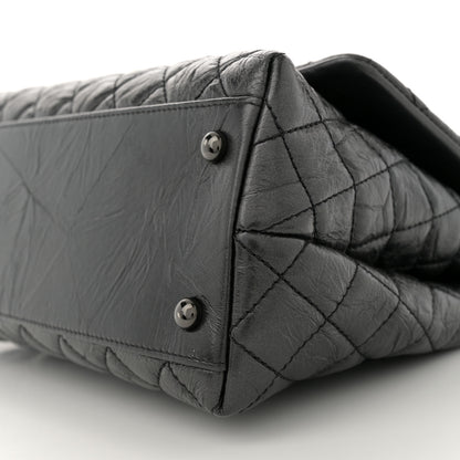 Chanel Aged Calfskin Quilted Small Coco Handle Flap So Black 10 of 10