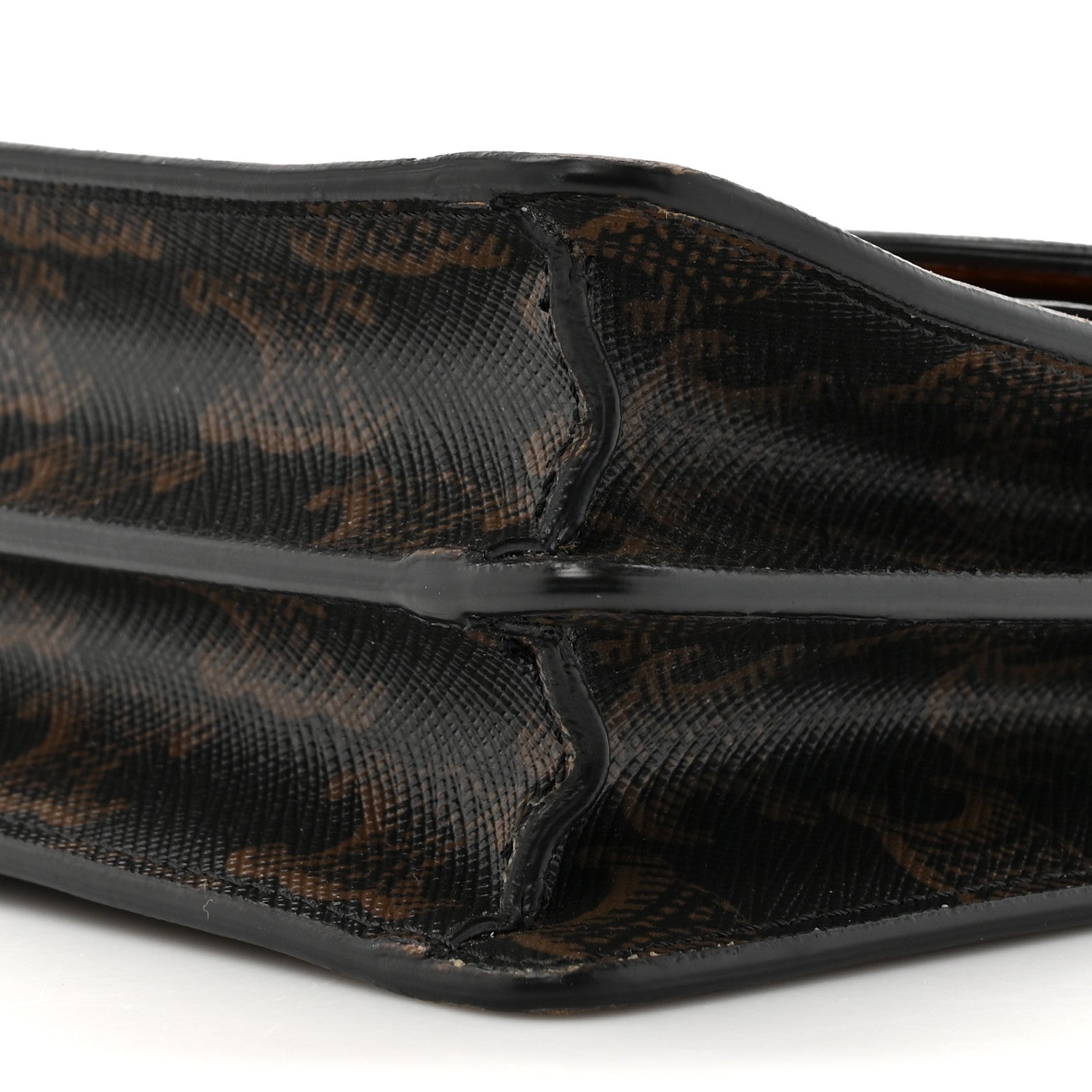 Celine Triomphe Canvas Lambskin Wallet On Strap Tan 9 of 21