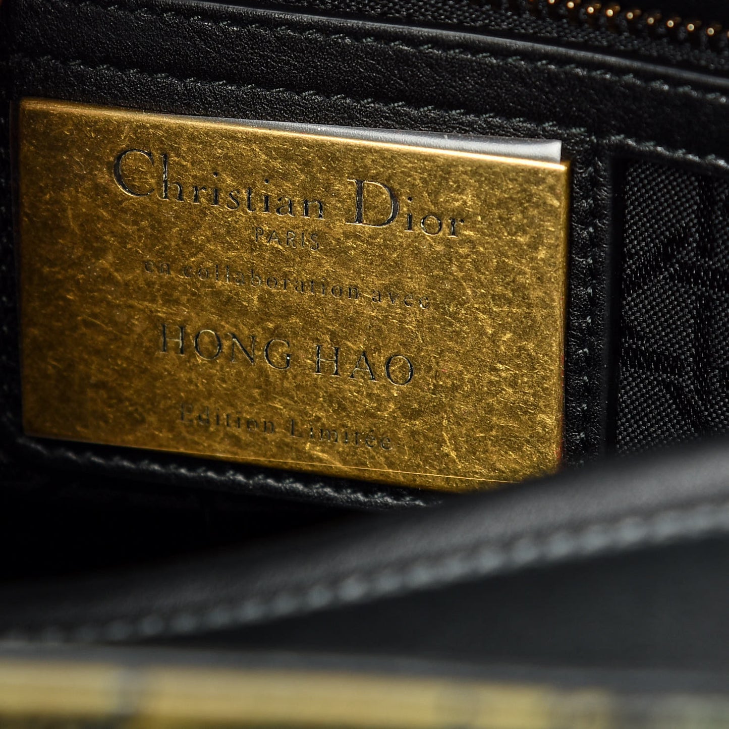 Calfskin New World Physical Print Studded Medium Lady Dior Multicolor