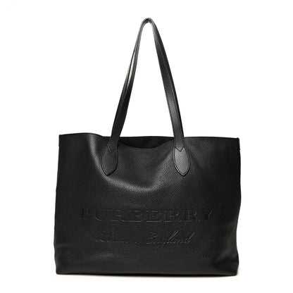 Burberry Grainy Calfskin Remington Tote Black 1 of 11