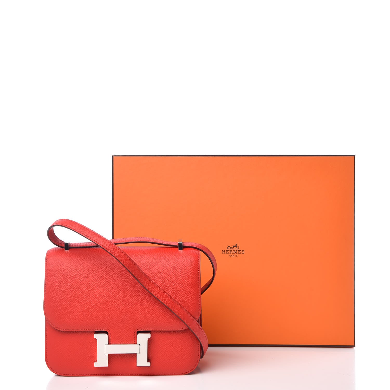 Hermes Epsom Constance 18 Rouge de Coeur 24 of 24