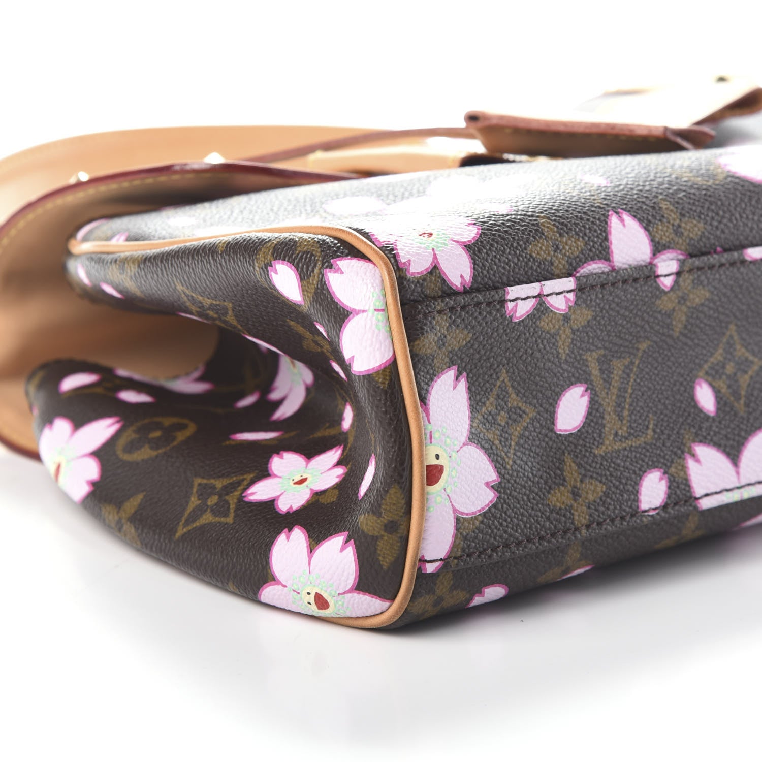 Louis Vuitton Monogram Cherry Blossom Sac Retro Bag Brown 8 of 9
