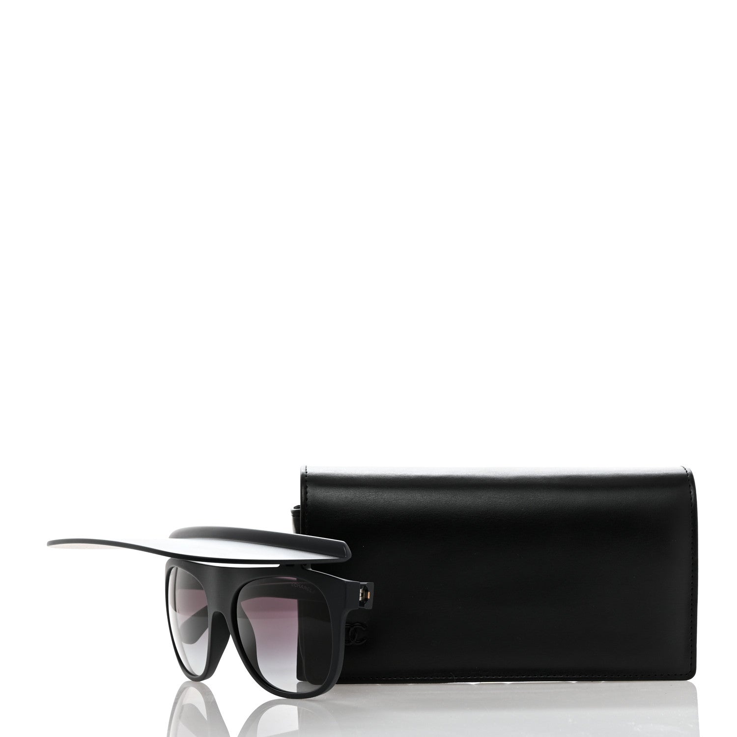 Chanel Acetate Visor Sunglasses 71046 Navy 9 of 9